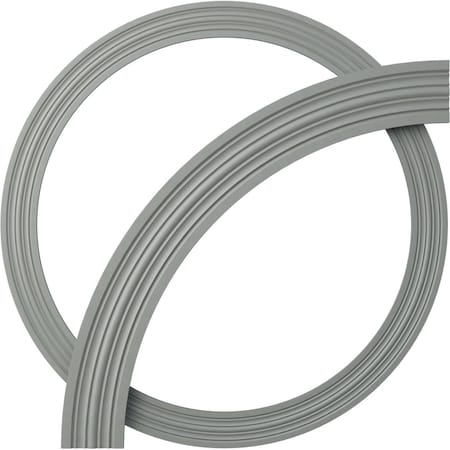 Ekena Millwork 63 1/2-in. OD x 53 3/8-in. ID x 5 1/16-in. W x 3/4-in. P Edinburgh Ceiling Ring Kit CRK63ED